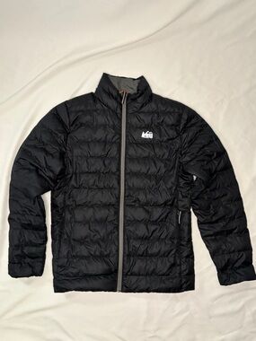 REI Co-op 360 Youth L 14-16 Packable Quilted Down Jacket - Black